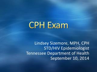 CPH Exam