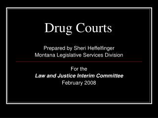 Drug Courts