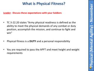 What is Physical Fitness?