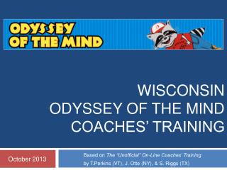 Wisconsin Odyssey of the Mind Coaches’ Training