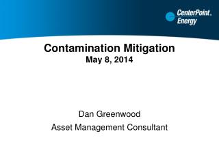 Contamination Mitigation May 8, 2014