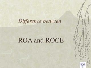 Difference between