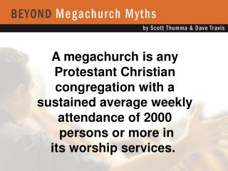“Megachurches are Cults of Personality.”