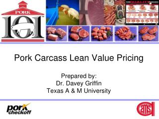 Pork Carcass Lean Value Pricing