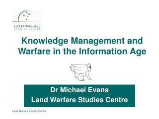Knowledge and Warfare: The Revolution in Military Affairs