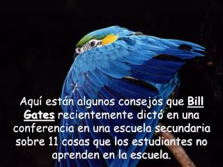 Muy conciso, todos esperaban que fuera a hacer un discurso de una hora o más, habló