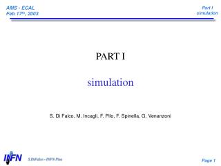 PART I simulation