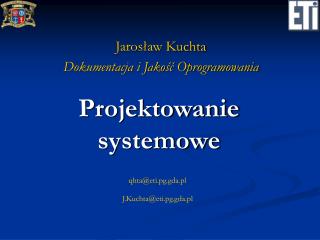 Projektowanie systemowe