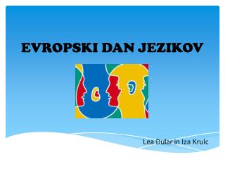 EVROPSKI DAN JEZIKOV