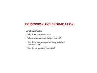 Corrosion