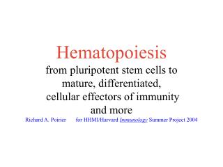 T h - Helper Cell B Cell Macrophage Neutrophil (alternative path) Mast Cell Platelets