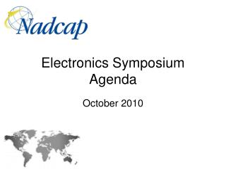 Electronics Symposium Agenda