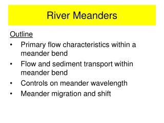 River Meanders