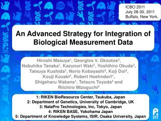 An Advanced Strategy for Integration of Biological Measurement Data