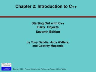 Chapter 2: Introduction to C++