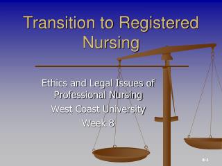 Transition to Registered Nursing