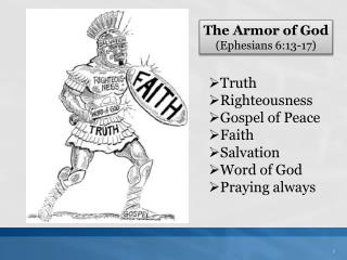 The Armor of God (Ephesians 6:13-17)