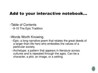 Add to your interactive notebook…