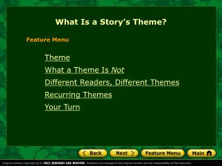 What Is a Story’s Theme?