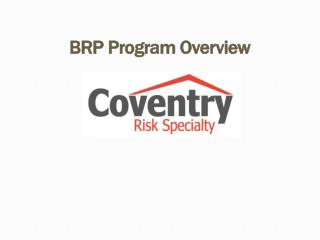 BRP Program Overview Presentation