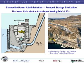 Bonneville Power Administration - Pumped Storage Evaluation