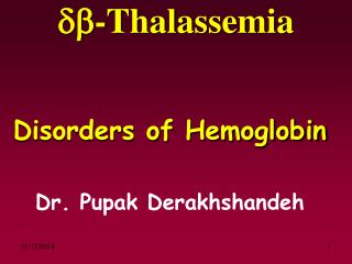 db -Thalassemia
