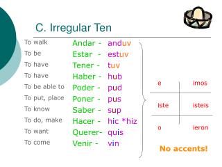 C. Irregular Ten