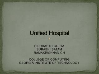 Unified Hospital