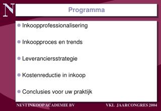 Programma