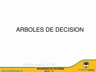 ARBOLES DE DECISION