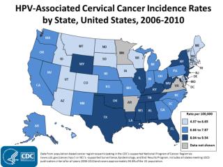 HPV state maps