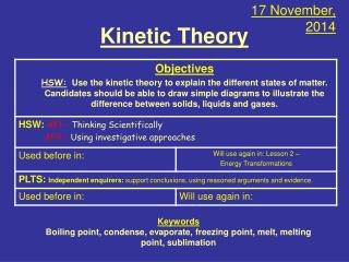 Kinetic Theory