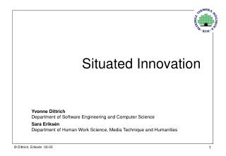Situated Innovation