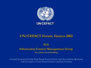 UN/CEFACT Forum, Geneva 2002