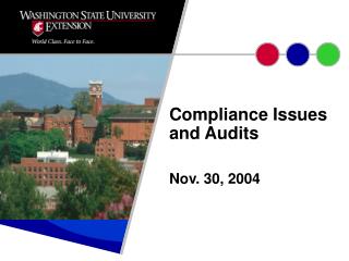 Compliance Issues and Audits