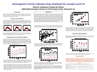 Geomagnetic activity indicates large amplitude for sunspot cycle 24