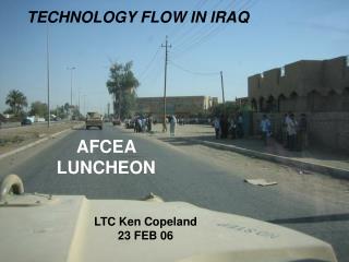 TECHNOLOGY FLOW IN IRAQ