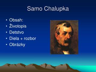 Samo Chalupka