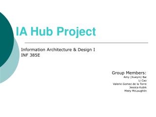 IA Hub Project