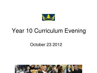 Year 10 Curriculum Evening