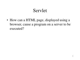 Servlet