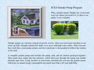 JCSA Grinder Pump Program