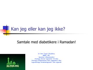 Kan jeg eller kan jeg ikke?