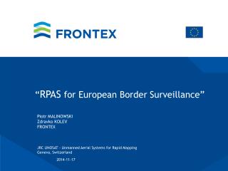 “ RPAS for European Border Surveillance”