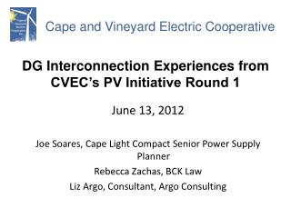 Cape and Vineyard Electric Cooperative