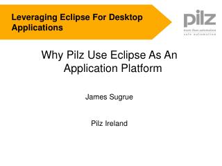 Leveraging Eclipse For Desktop Applications