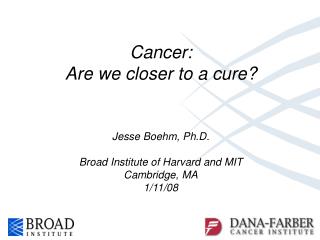 Cancer: Are we closer to a cure?