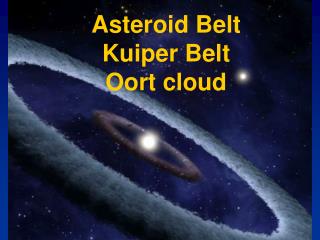 Asteroid Belt Kuiper Belt Oort cloud