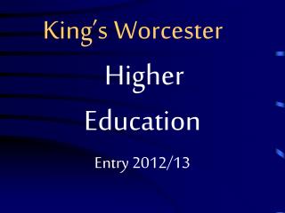 King’s Worcester