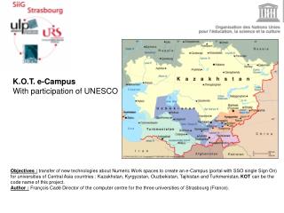K.O.T. e-Campus With participation of UNESCO